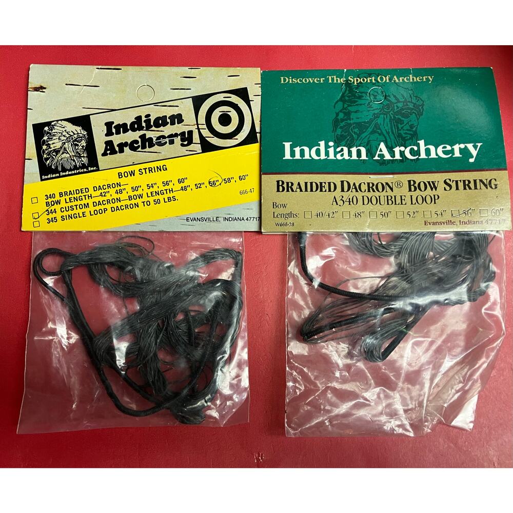 Set of 2 Dacron 56” Bow Strings